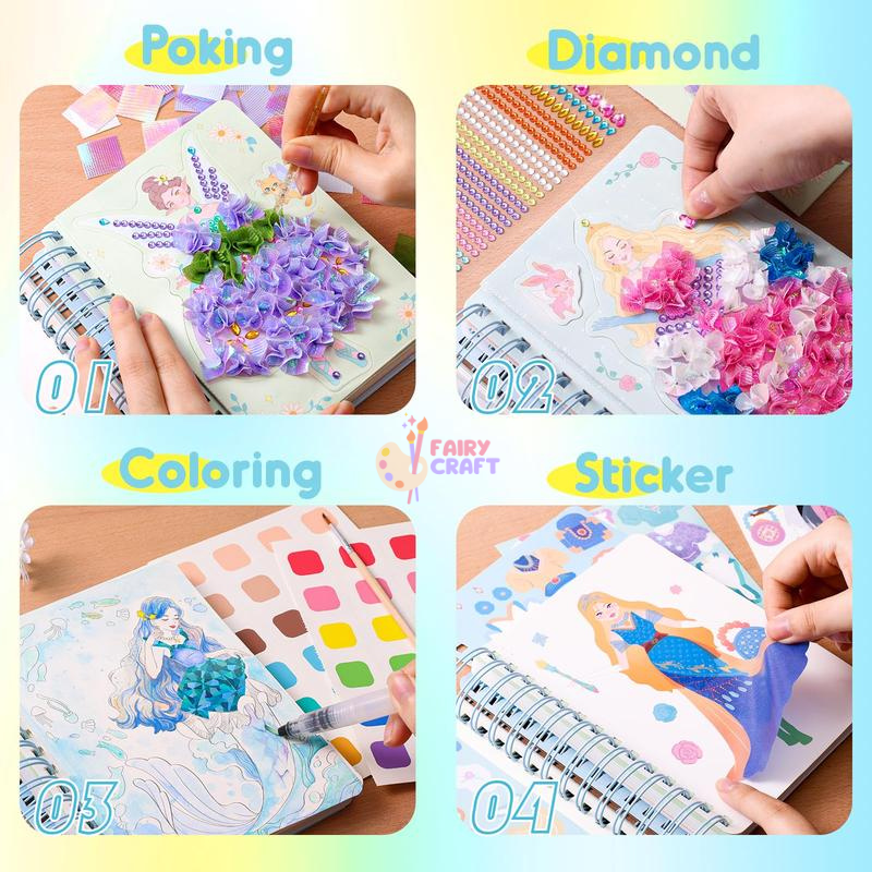FairyCraft™ 4 in 1 Arts & Crafts Book